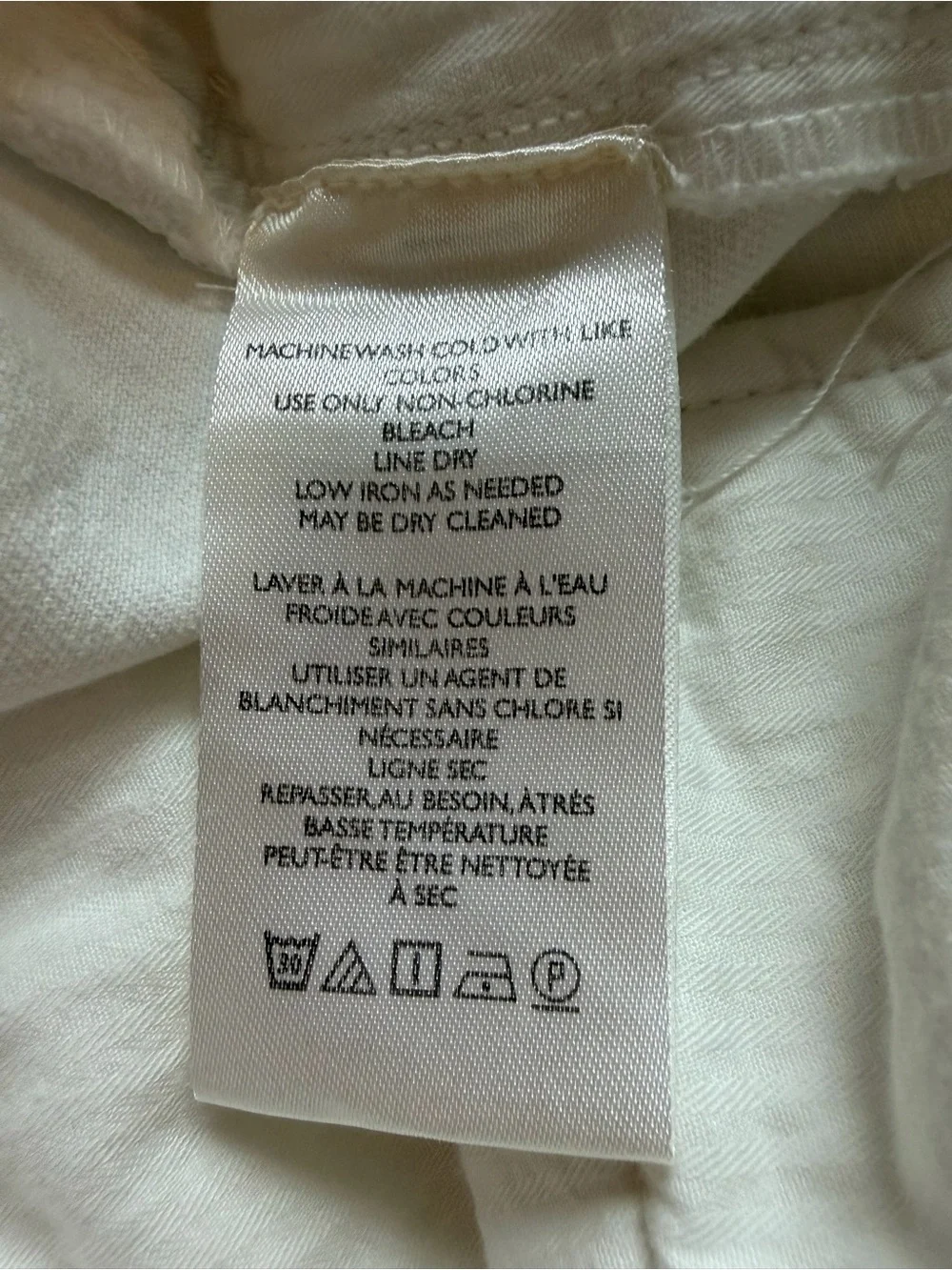 NEW White wide-leg trousers with a Free People design. SIZE 12